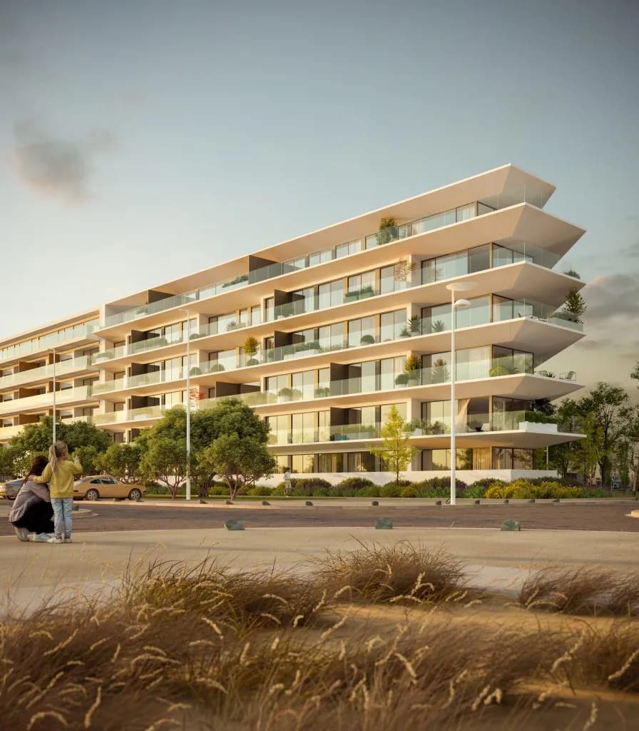 FORTE fachada pôr do sol